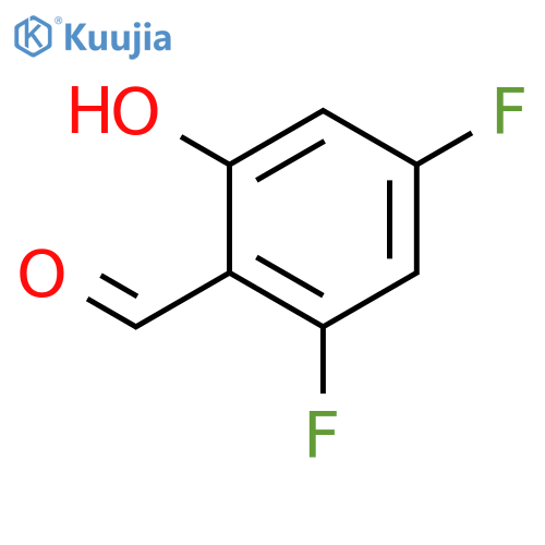 2,4-Difluoro-6-hydroxybenzaldehyde structure
