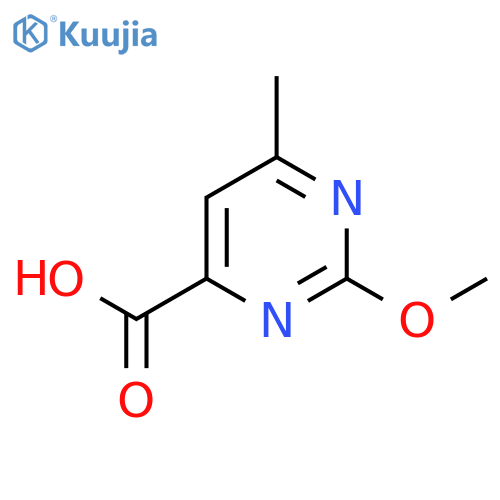 2-Methoxy-6-methylpyrimidine-4-carboxylic acid structure