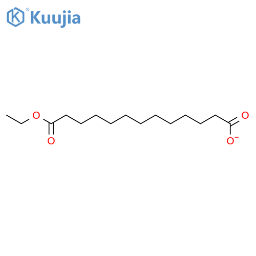 TRIDECANEDIOIC ACID, MONOETHYL ESTER structure