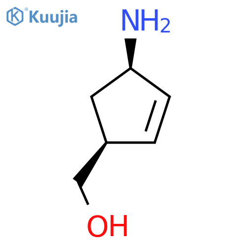 (1S,4R)-4-Amino-2-cyclopentene-1-methanol structure