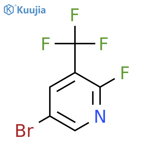 5-bromo-2-fluoro-3-(trifluoromethyl)pyridine structure
