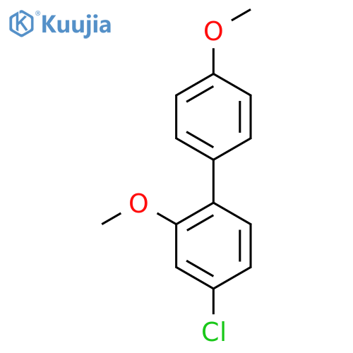 4-Chloro-2-methoxy-1-(4-methoxyphenyl)benzene structure