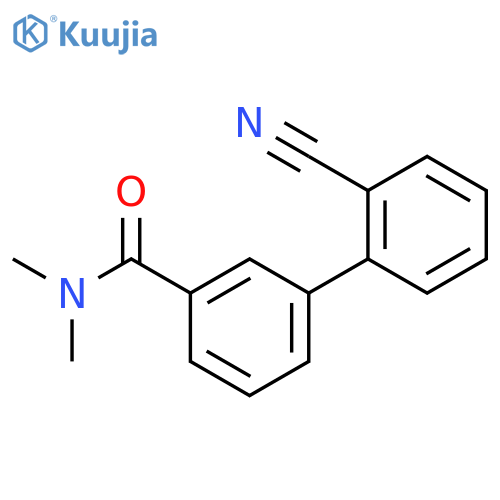 3-(2-cyanophenyl)-N,N-dimethylbenzamide structure