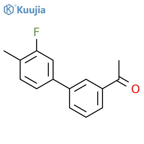 3'-Acetyl-3-fluoro-4-methylbiphenyl structure