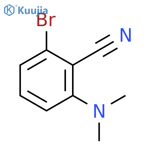 2-Bromo-6-(dimethylamino)benzonitrile structure