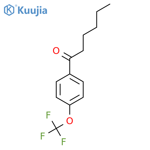 1-4-(Trifluoromethoxy)phenylhexan-1-one structure