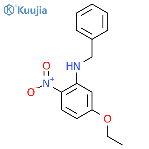 N-Benzyl-5-ethoxy-2-nitroaniline structure