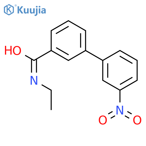 N-ethyl-3-(3-nitrophenyl)benzamide structure