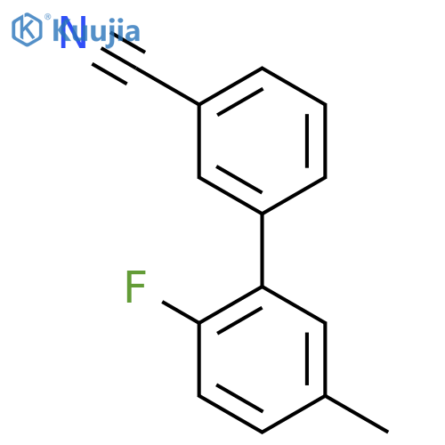3-(2-fluoro-5-methylphenyl)benzonitrile structure