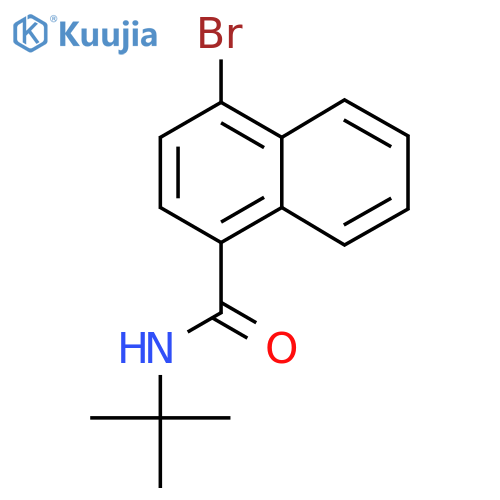 N-t-Butyl 4-bromonaphthamide structure