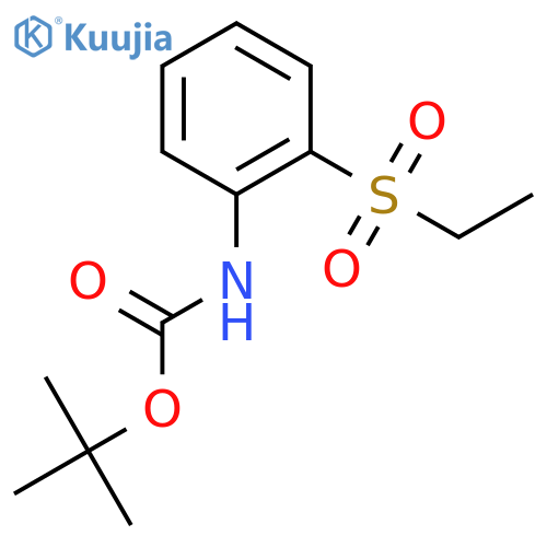 Tert-butyl N-(2-ethylsulfonylphenyl)carbamate structure