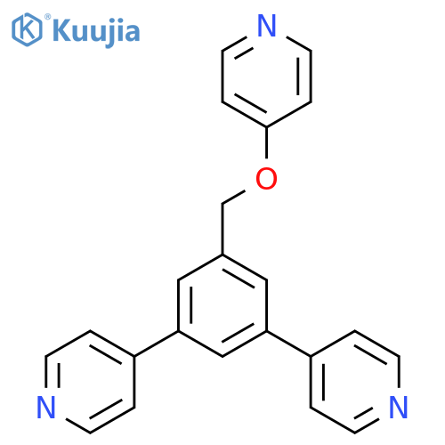 Pyridine, 4,4'-[5-[(4-pyridinyloxy)methyl]-1,3-phenylene]bis- structure