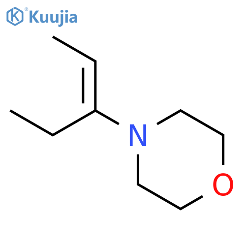 3-Morpholino-2-pentene structure