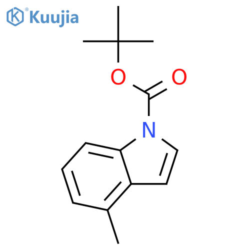 tert-butyl 4-methyl-1H-indole-1-carboxylate structure