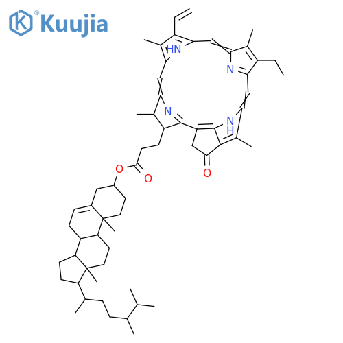 Pyrophaeophorbide a; Ester with 24ξ-Ergost-5-en-3β-ol (#ORR33-D) structure