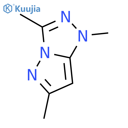 1H-Pyrazolo[5,1-c]-1,2,4-triazole, 1,3,6-trimethyl- structure