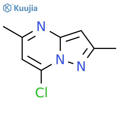 7-chloro-2,5-dimethylpyrazolo[1,5-a]pyrimidine structure