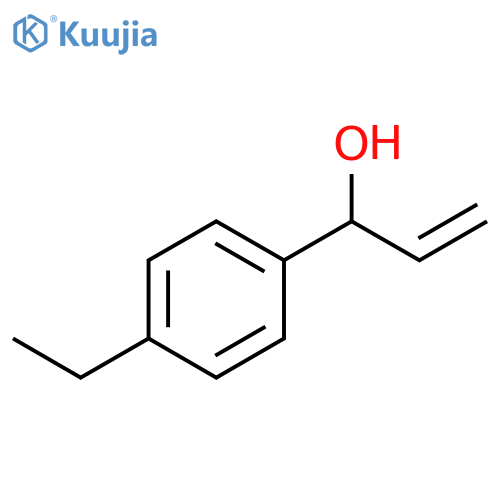 1-(4-ethylphenyl)prop-2-en-1-ol structure