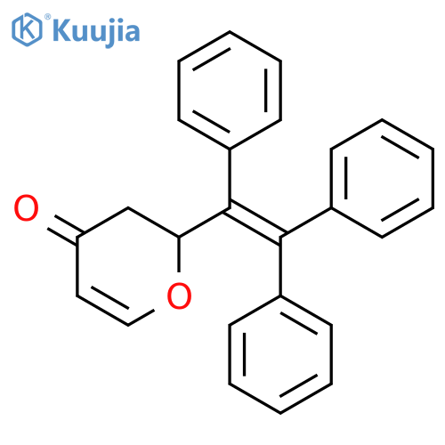 2-(1,2,2-Triphenylvinyl)-2H-pyran-4(3H)-one structure