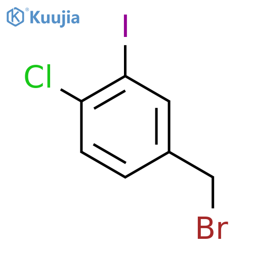 4-(Bromomethyl)-1-chloro-2-iodo-Benzene structure