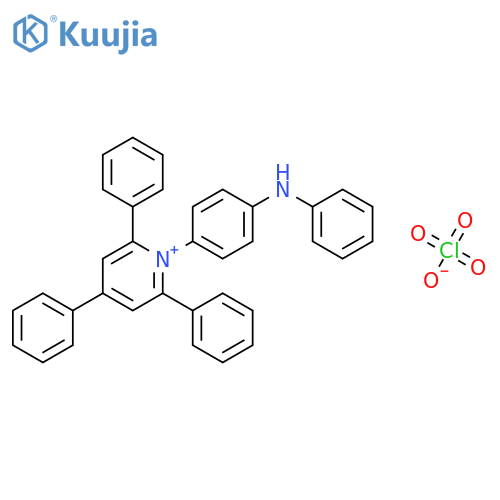 Pyridinium, 2,4,6-triphenyl-1-[4-(phenylamino)phenyl]-, perchlorate structure