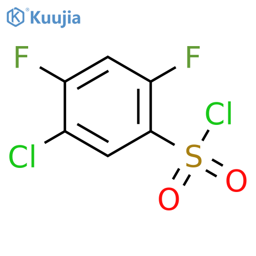 5-Chloro-2,4-difluorobenzenesulfonyl chloride structure