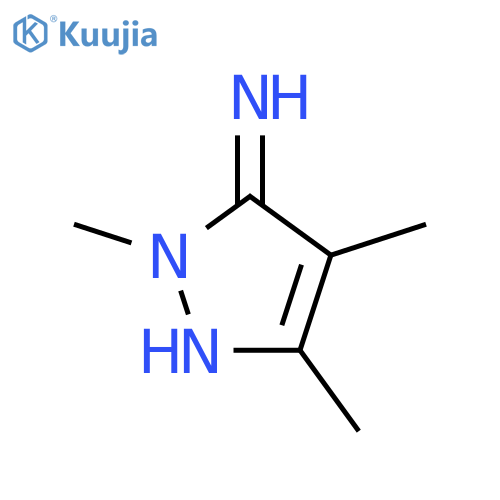 2,4,5-trimethyl-2,3-dihydro-1H-pyrazol-3-imine structure