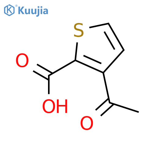 3-ACETYLTHIOPHENE-2-CARBOXYLIC ACID structure