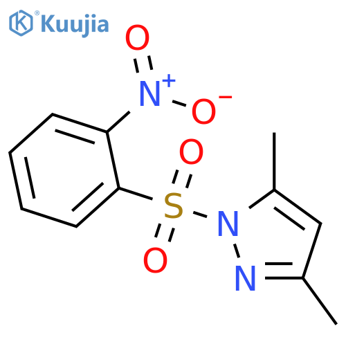 1H-Pyrazole,3,5-dimethyl-1-[(2-nitrophenyl)sulfonyl]- structure