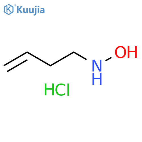 N-(but-3-en-1-yl)hydroxylamine hydrochloride structure