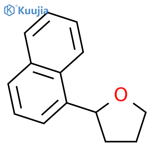 Furan, tetrahydro-2-(1-naphthalenyl)- structure