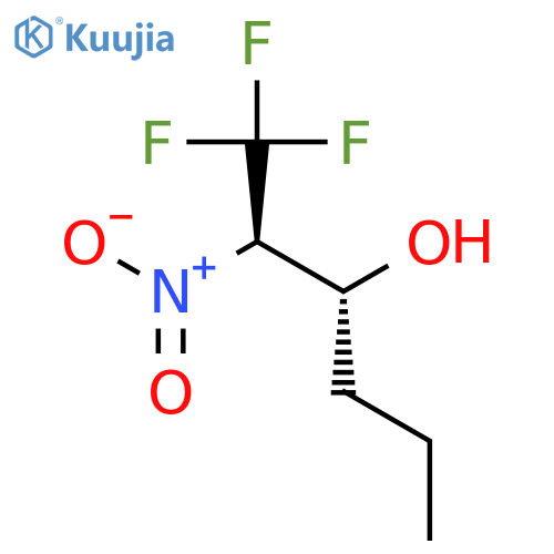 3-Hexanol, 1,1,1-trifluoro-2-nitro-, (R*,R*)- structure