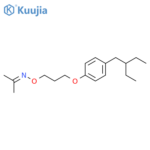 2-Propanone, O-[3-[4-(2-ethylbutyl)phenoxy]propyl]oxime structure