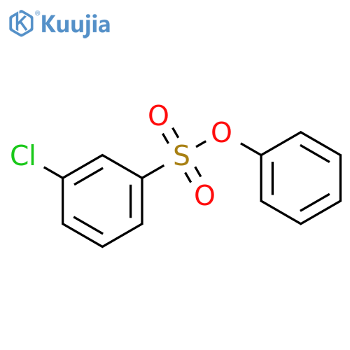 Benzenesulfonic acid,3-chlorophenyl ester structure