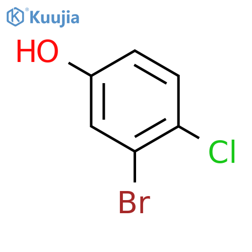 3-Bromo-4-chlorophenol structure