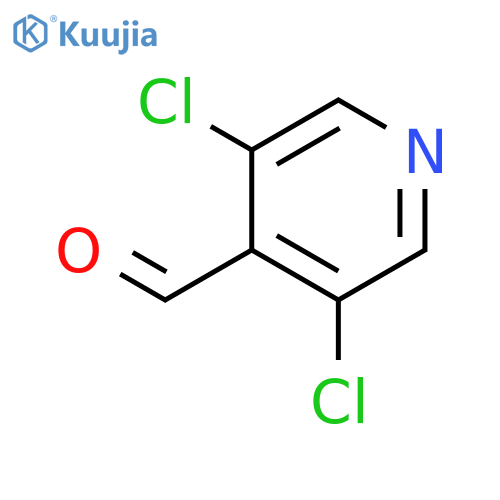 3,5-dichloropyridine-4-carbaldehyde structure