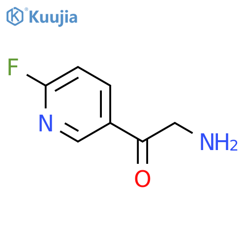 2-amino-1-(6-fluoropyridin-3-yl)ethan-1-one structure