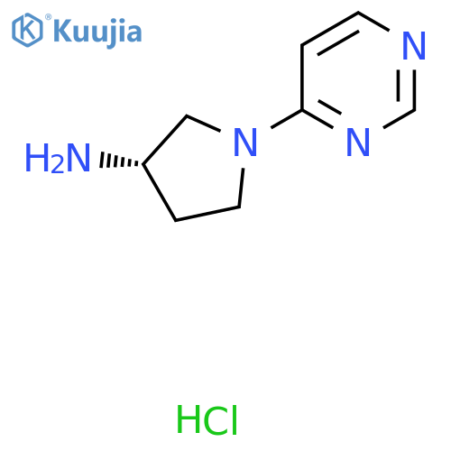 (3S)-1-(Pyrimidin-4-yl)pyrrolidin-3-amine hydrochloride structure