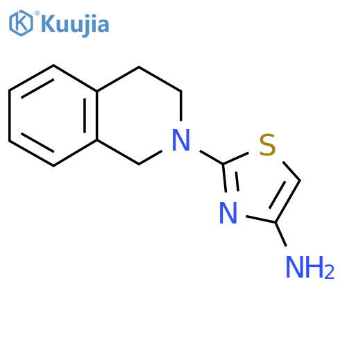 2-(3,4-Dihydroisoquinolin-2(1H)-yl)thiazol-4-amine structure