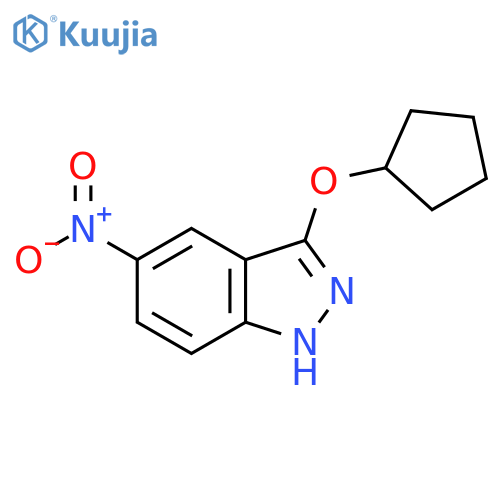 3-Cyclopentyloxy-5-nitro-1H-indazole structure