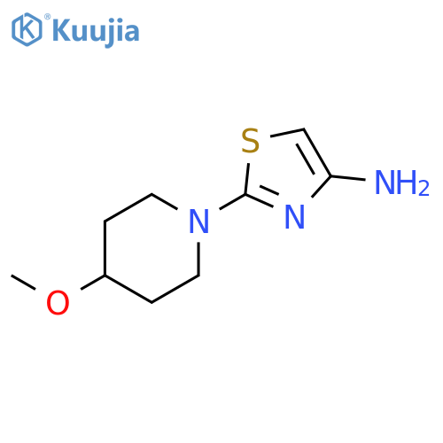 2-(4-Methoxy-piperidin-1-yl)-thiazol-4-ylamine structure