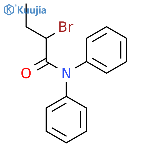 2-Bromo-N,N-diphenylbutanamide structure