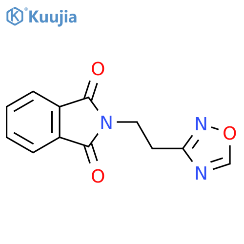 2-2-(1,2,4-Oxadiazol-3-yl)ethyl-1H-isoindole-1,3(2H)-dione structure