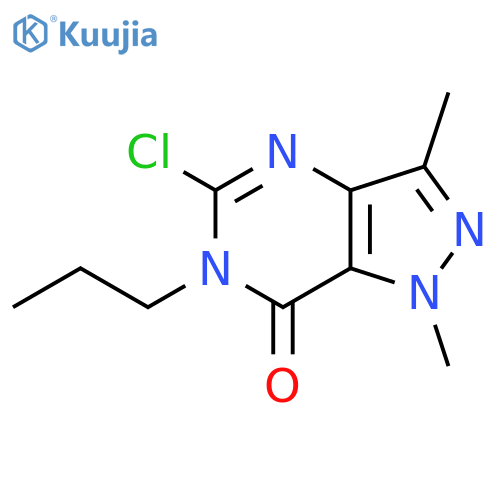 5-Chloro-1,3-dimethyl-6-propyl-1,6-dihydro-7H-pyrazolo4,3-dpyrimidin-7-one structure