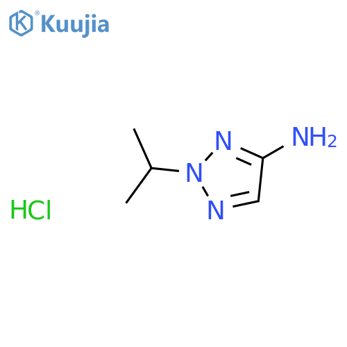 2-Isopropyl-2H-1,2,3-triazol-4-amine hydrochloride structure
