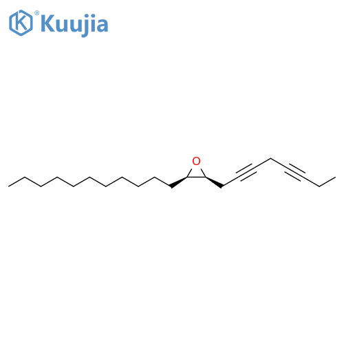 Oxirane, 2-(2,5-octadiynyl)-3-undecyl-, (2S,3R)- structure