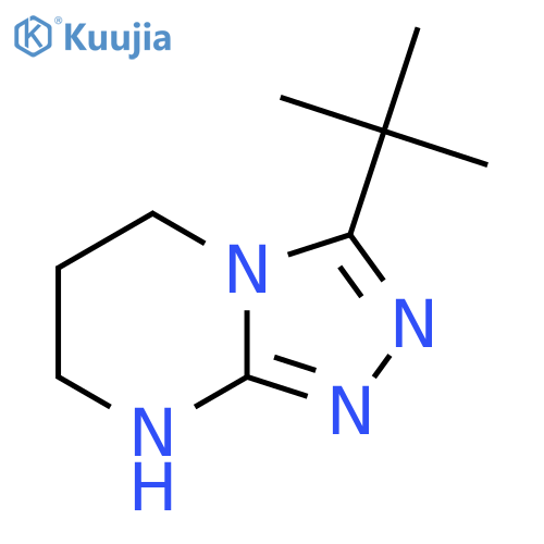 3-Tert-Butyl-5H,6H,7H,8H-[1,2,4]triazolo-[4,3-a]pyrimidine structure