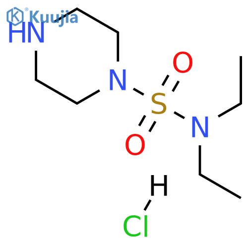 1-Diethylsulfamoylpiperazine Hydrochloride structure