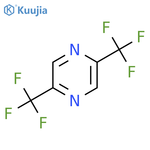 2,5-Bis-(Trifluoromethyl)pyrazine structure