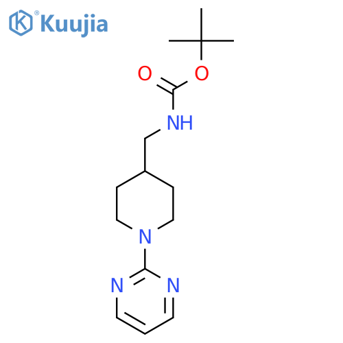Tert-Butyl N-[1-(pyrimidin-2-yl)piperidin-4-yl]methylcarbamate structure